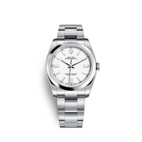 rolex oyster perpetual 36 white price